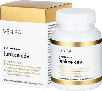 Přírodní produkt VENIRA Pro podporu funkce cév 60 cps.