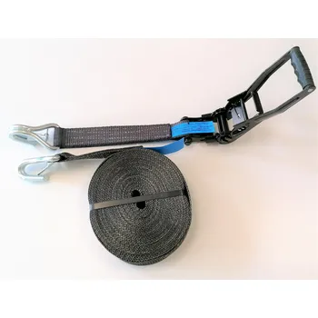 Upínací popruh černý upínací pás - kurta 5000kg 50H-2-B-DR-SPS - black, délka kompletu 5 m, barva černá