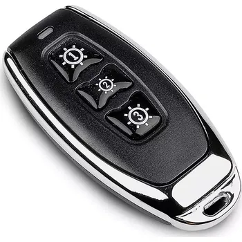 Dálkový ovladač Dálkový ovladač pro V-TAC Smart/RF switch 3-TLAČÍTKOVÝ (pro 8458, 8459), černý, IP44, CR2032