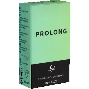 Kondom Feel Prolong Extra Thick Condoms 12 pack