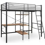 vidaXL Rám poschoďové postele se stolem…