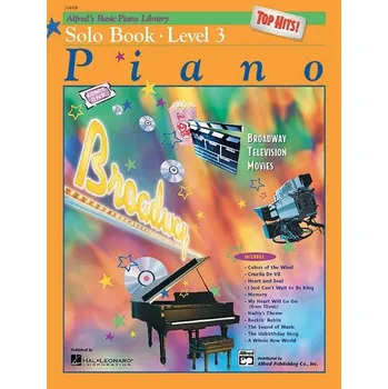 Alfred's Basic Piano Library Top Hits Solo Book 3 610057