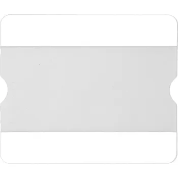 Otevřená samolepicí podlahová kapsa, 1/3 A4, bílá