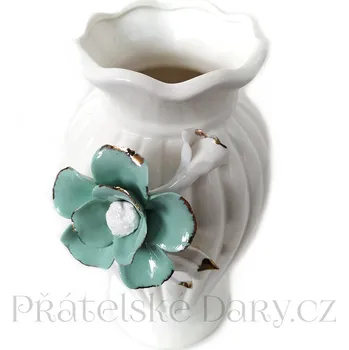 Váza vázička květ / porcelán 20 cm