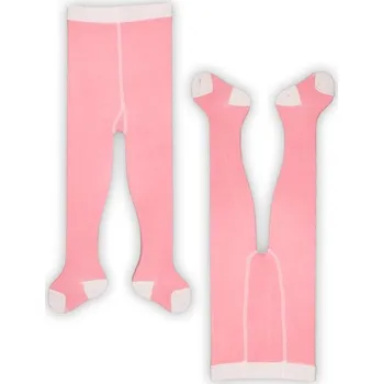 Trepon Kojenecké bambusové punčocháče Bomik Barva: růžovo-bílá, Velikost: 62