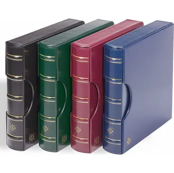 Obal pro sběratelský předmět LEUCHTTURM Albové desky EXCELLENT CLASSIC s kazetou Barva: Modrá