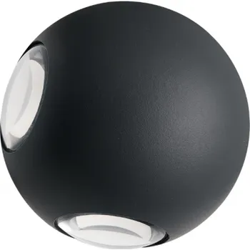 Nástěnné svítidlo Ledshopik Nástěnné LED svítidlo FALA-1 | 9W | IP54 | hliník | - DENNÍ BÍLÁ - 4000K