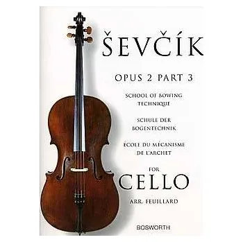 School of Bowing Technique for Cello Opus 2 Part 3 - Schule der Bogentechnik - cole du mcanisme de l'archet - cvien pro violoncello 736508