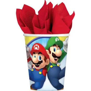Party nádobí Amscan Super Mario Papírové kelímky 8 ks