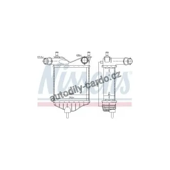 Chladič motoru Chladič turba NISSENS 96703