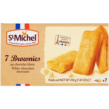 St. Michel 7 Brownies bílá čokoláda 210 g