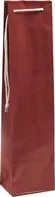 Packface Papírová taška na víno 95 x 65 x 390 mm červená