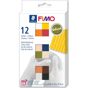 Modelovací hmota Staedtler Fimo Soft sada Natural 12x 25 g