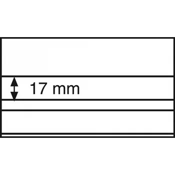 Obal pro sběratelský předmět LEUCHTTURM Volné karty, 2 řádky, 148 x 85 mm Typ: Tvrzené PVC