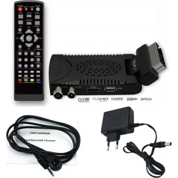 Příjem digitálního pozemního vysílání FULL HD digitální setobox DVB-T/T2 H.265 přijímač s podporou HbbTV