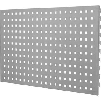 Dílenský stůl Perforovaný panel, barva šedá RAL7035, v x š: 480 x 814 mm