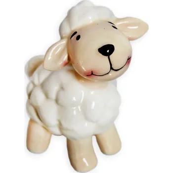 Velikonoční dekorace Beránek keramika 8,3cm (537833)