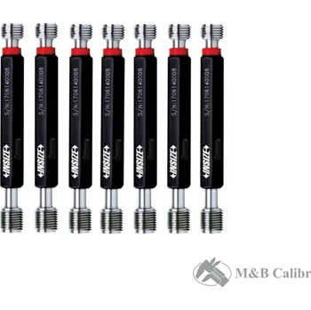 Sada metrických závitových kalibrů INSIZE M3-M12-6H