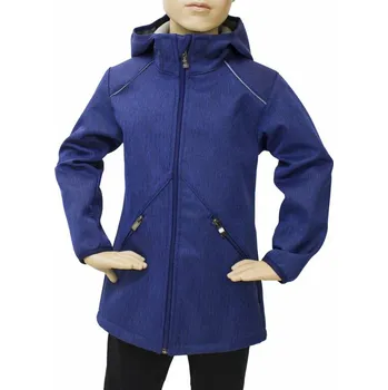 Dívčí bunda Fantom softshellová bunda jeans modrá Velikost: 152