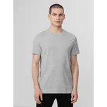 4F H4L22-TSM352 COLD LIGHT GREY MELANGE Pánské tričko US XL H4L22-TSM352 LIGHT GREY MEL