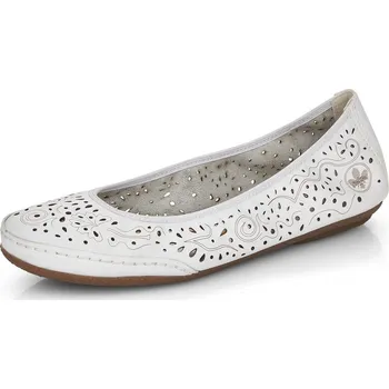 Dámské baleríny Rieker 41460-80 S2 bílé