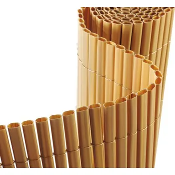 Plot Zahradní zástěna Konsta PVC oválná 3 x 1,5 m vzhled bambusu