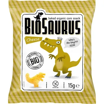 Biosaurus BIO křupky se sýrem 15 g