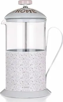French press Banquet Home Collection 1 l bílá