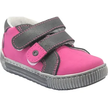 Dívčí polobotky Kožené boty obuv Pegres Elite 1408 růžové velikost: 27