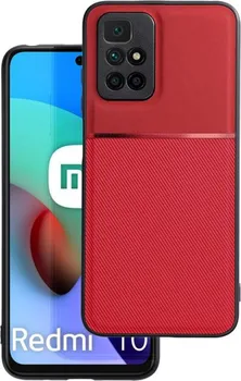 Pouzdro na mobilní telefon Forcell Noble pro Xiaomi Redmi 10 červené