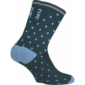 Pánská móda Ponožky ROCK MACHINE Long modré/bledě modré vel.S (35-38)