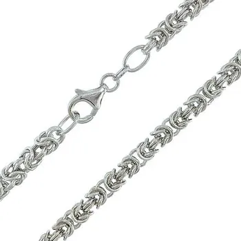 Řetízek Stříbrný řetízek bizantina délka řetízku 45cm