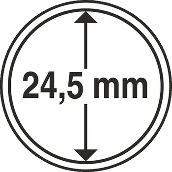 Sběratelství LEUCHTTURM Bublinky na mince, 10 ks Ø: 24,5 mm