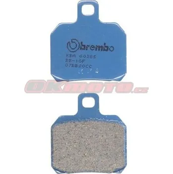 Brzdový systém Brembo (Itálie) Zadní brzdové destičky Brembo 07BB20CC - Ducati Panigale 1299, 1299ccm - 15-17