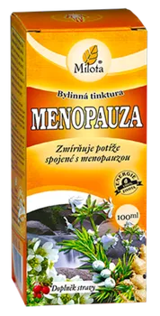 Přírodní produkt Milota Bylinná tinktura Menopauza 100 ml