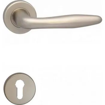 Dveřní kování COBRA ELEMENT-R Economy Provedení: PZ (vložkový zámek), Povrch: F9 - nerezový elox