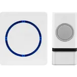 Bezdrátový zvonek, bateriový, 120m, bílý