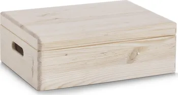 Úložný box Zeller Present Dřevěná bedna 40 x 30 x 14 cm borovice