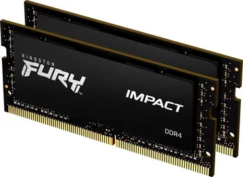 Operační paměť Kingston Fury Impact 32 GB (2x 16 GB) DDR4 3200 MHz (KF432S20IBK2/32)
