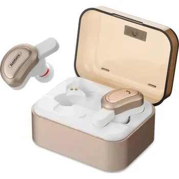 Sluchátka Bezdrátová sluchátka s nabíjecí krabičkou Remax TWS-1 gold