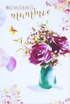 Albi Blahopřání akvarelové květy s…