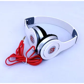 Sluchátka SUOMO SM-4 náhlavní sluchátka bílá s kabelem