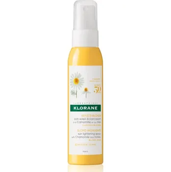 Recenze Klorane Chamomile Blond Highlights Sun Lightening Spray 125 ml