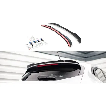 Tuning Prodloužení spoileru Renault Clio Mk5 černý lesklý plast