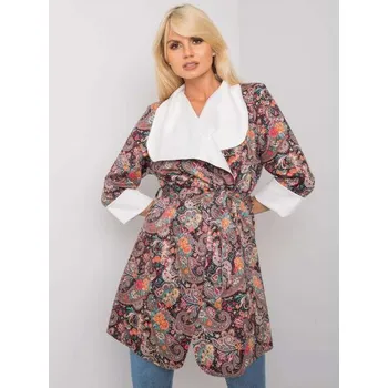 Dámský kabát Dámský kabát vzorovaný AGGIE černý