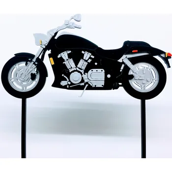 Dortová svíčka Zápich motorka chopper Honda VTX 1800 (možnost jména, věku)