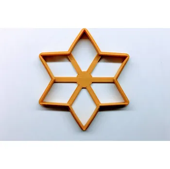 Vánoční dekorace Vánoční adventní svícen #02 hvězda vykrajovátko