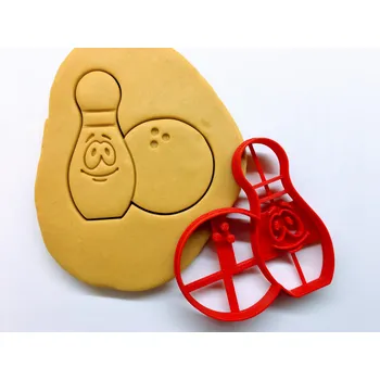 Vykrajovátko Kuželka a bowlingová koule vykrajovátko