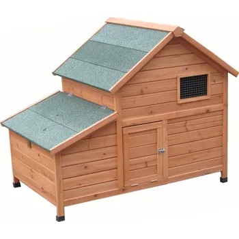 PRODUMAZAHRADU Kurník, slepičárna, králíkárna pro 4 - 5 slepic. mini přírodní, 120x75x105cm