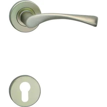 COBRA GIUSSY-R eloxovaný hliník Provedení: PZ (vložkový zámek), Povrch: F9 - nerezový elox